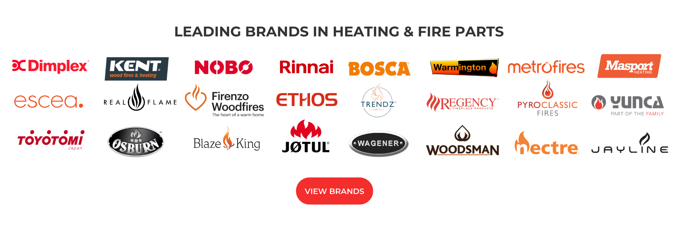 leading heating and fire brands